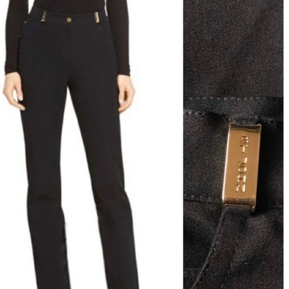 EUC St. John By Marie Gray Brown Career Pants Sz 4 - Picture 2 of 10